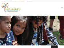 Tablet Screenshot of newhorizonspreschoolboulder.org